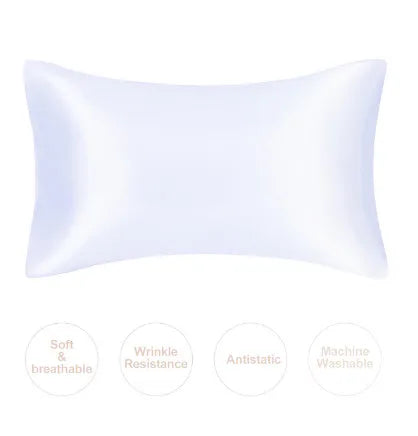 Funda de almohada de seda natural.