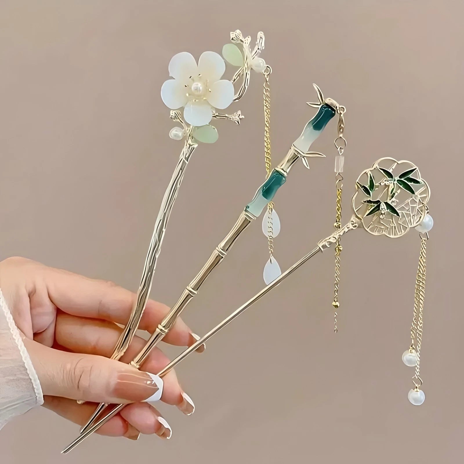 Pinza Floral Hanfu