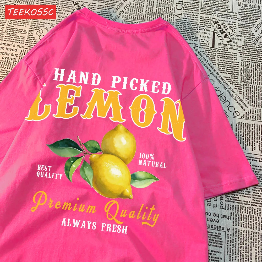 Camiseta Fruit Pop 🍒🍋 – Edición Cereza & Limón