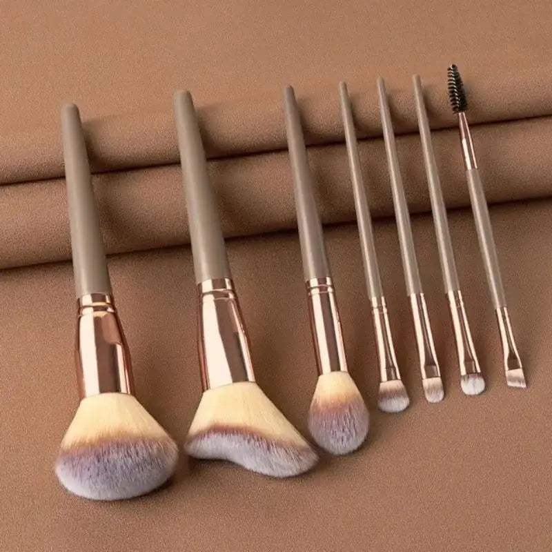 Juego de brochas de maquillaje profesionales, para base de maquillaje, polvos, sombras de ojos y brochas Kabuki para difuminar.