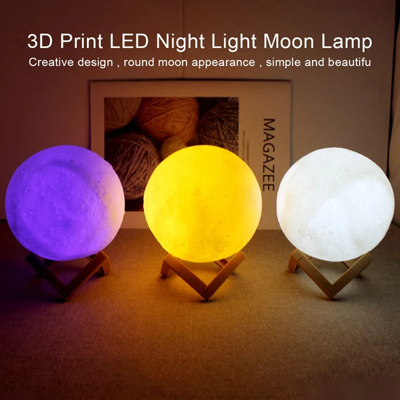 Luna Mágica LED
luz LED en forma de luna o galaxia.