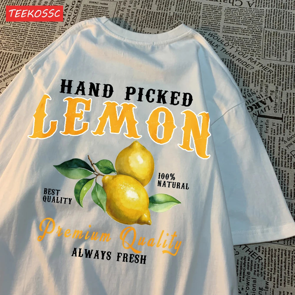 Camiseta Fruit Pop 🍒🍋 – Edición Cereza & Limón