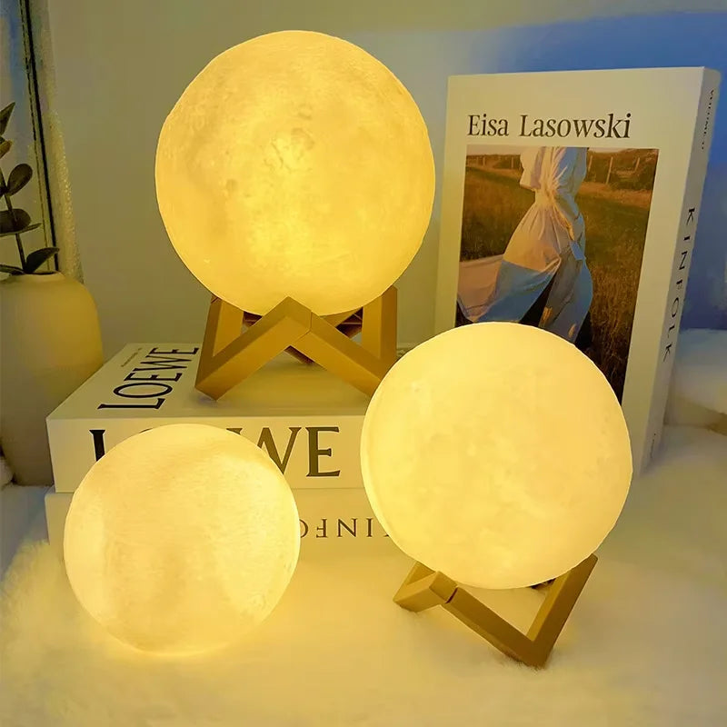 Luna Mágica LED
luz LED en forma de luna o galaxia.