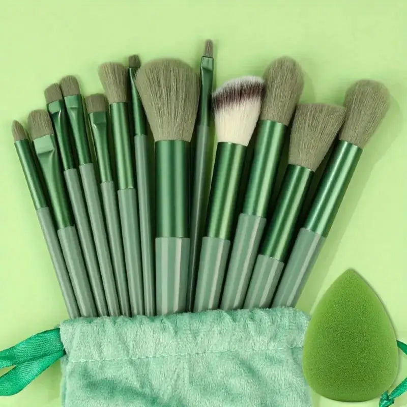 Juego de brochas de maquillaje profesionales, para base de maquillaje, polvos, sombras de ojos y brochas Kabuki para difuminar.