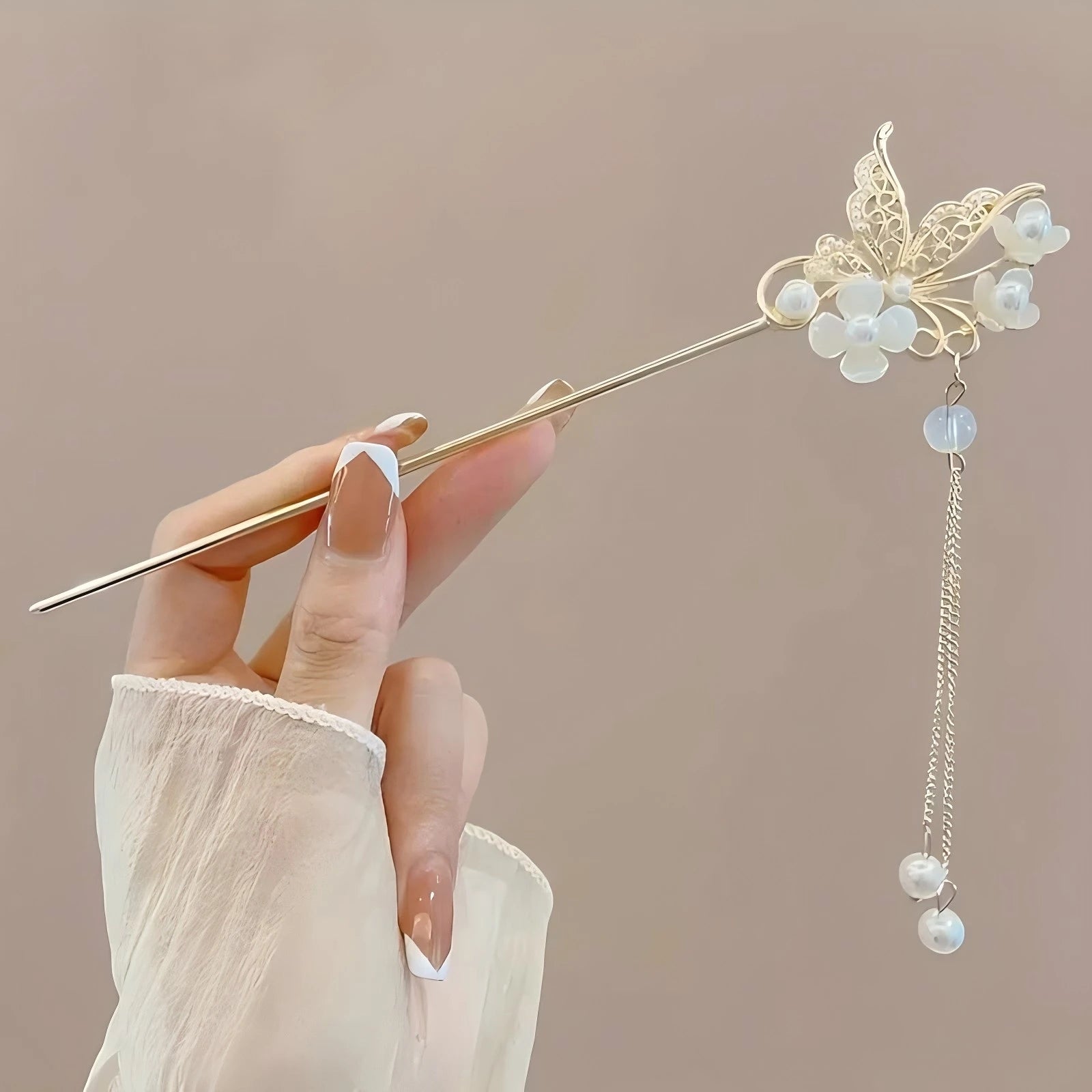 Pinza Floral Hanfu