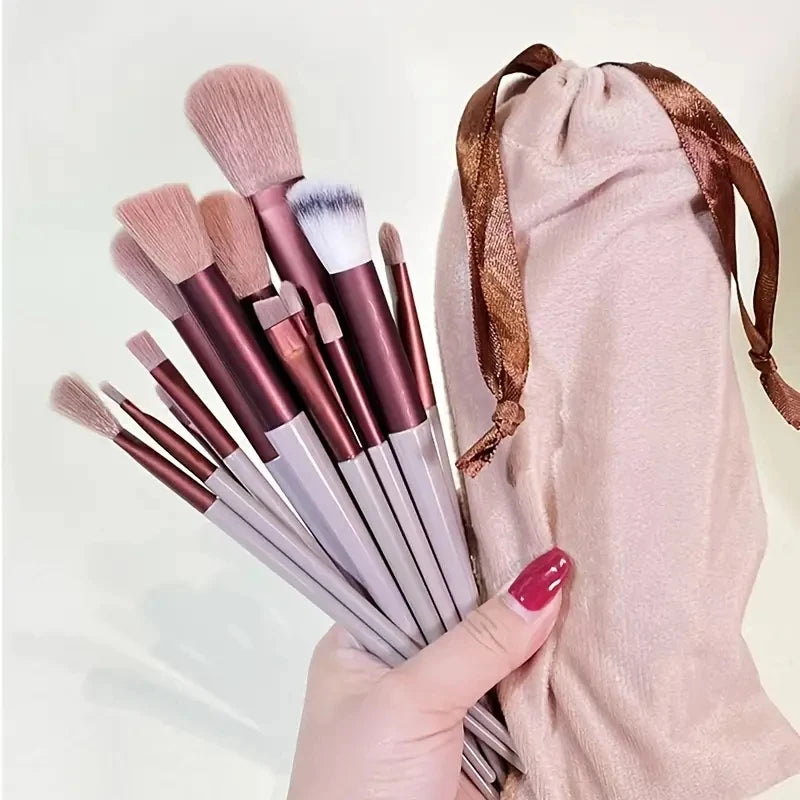 Juego de brochas de maquillaje profesionales, para base de maquillaje, polvos, sombras de ojos y brochas Kabuki para difuminar.