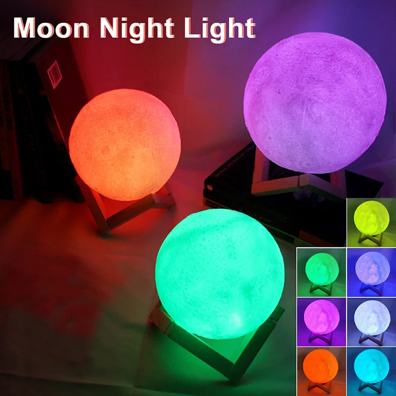 Luna Mágica LED
luz LED en forma de luna o galaxia.