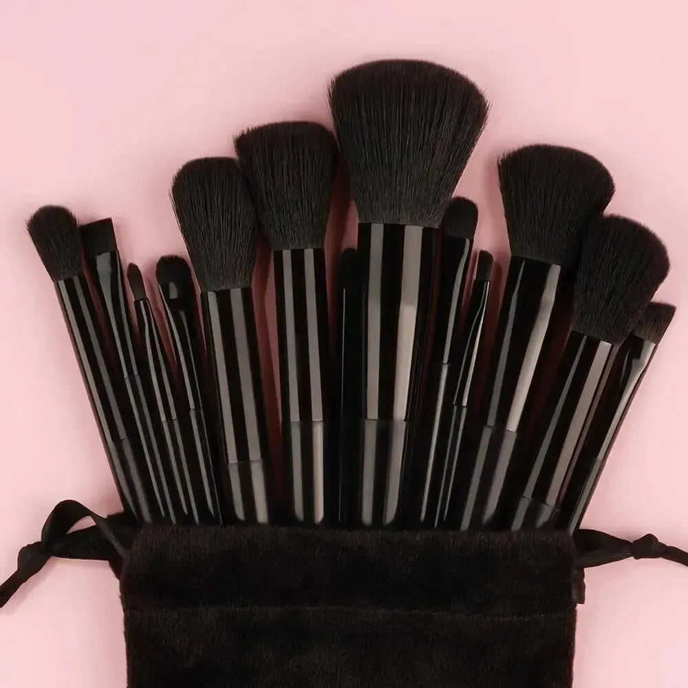 Juego de brochas de maquillaje profesionales, para base de maquillaje, polvos, sombras de ojos y brochas Kabuki para difuminar.
