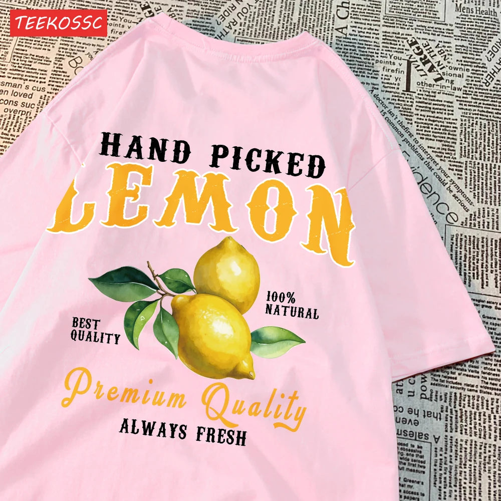Camiseta Fruit Pop 🍒🍋 – Edición Cereza & Limón