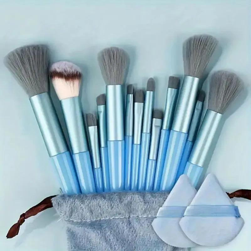 Juego de brochas de maquillaje profesionales, para base de maquillaje, polvos, sombras de ojos y brochas Kabuki para difuminar.