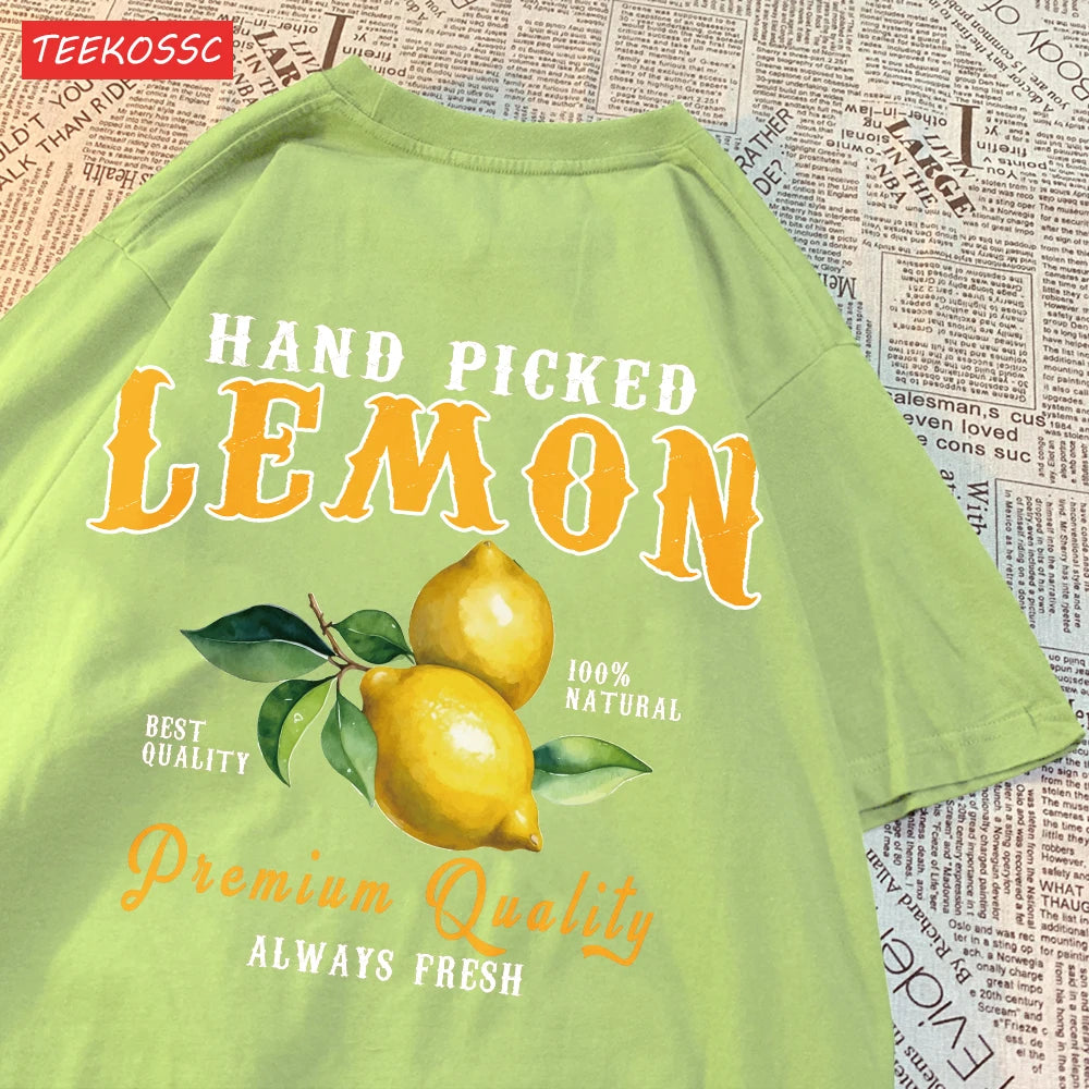 Camiseta Fruit Pop 🍒🍋 – Edición Cereza & Limón