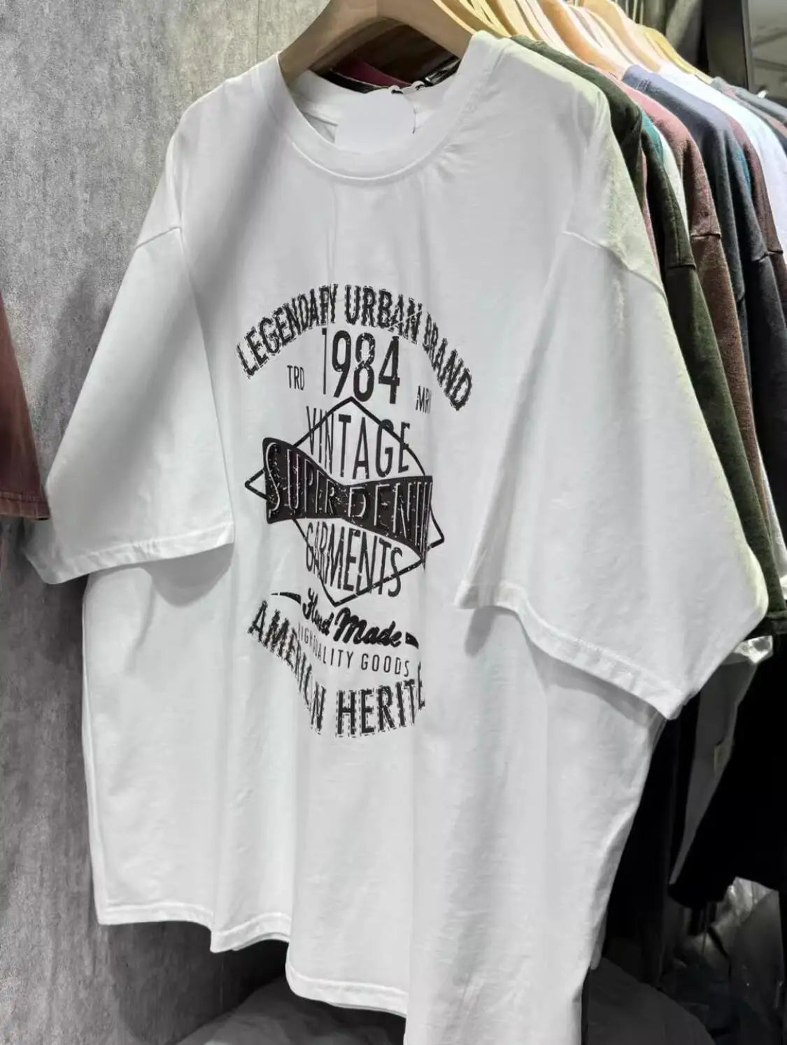 Camiseta Vintage Teñida en Cera👕 – 100 % Algodón